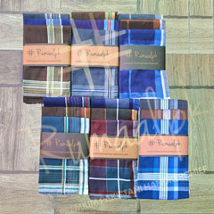 Pack of 12 Men's Handkerchief Premium 18 inches Rumaal