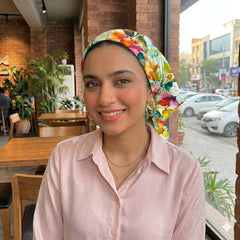 Bandana Scarf - Amber Bloom - Large Size