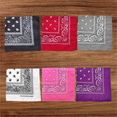 Pack of 6 - 100% Cotton Bandana Head Scarf - Bundle offer mix Color