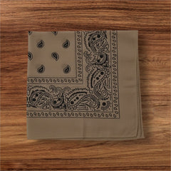 100% Cotton Bandana Head Scarf for Men and Women - Single Bandana