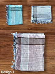 Men's Head Scarf - Shemagh - Keffiyeh Scarf - Pack of 3