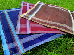 Pack of 6 Men's Handkerchief modern design 42cm Rumaal