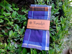 Pack of 3 Men's Handkerchief Premium18 inches Rumaal